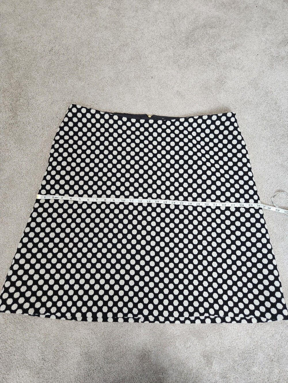 Boden Polka Dot Wool Blend Skirt Sz 18 Professional Workwear Academia Preppy - Picture 10 of 14